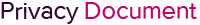 Privacy Document